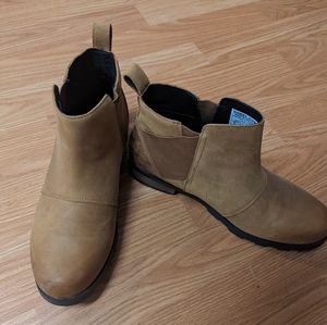 Sorel Tan Ankle Boots